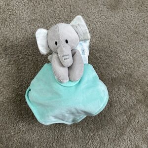 New Baby Plush Fleece Blanket - Elephant